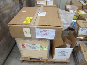 LOT PALLET ASSORTED MAINTENANCE SPARE PARTS (W-44) LOADING & HANDLING FEE $15-